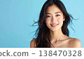 The beauty image of Japanese women with beautifully moisturized, radiant skin. 138470328