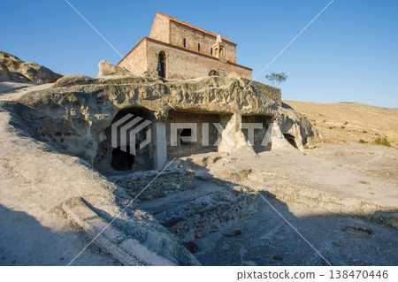 Georgian rock cave city Uplistsikhe in Georgia Georgian rock cave city Uplistsikhe in Georgia 138470446
