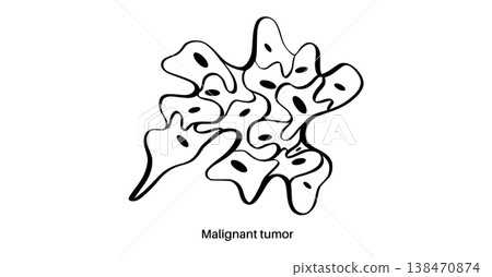 Cells structure sketch 138470874