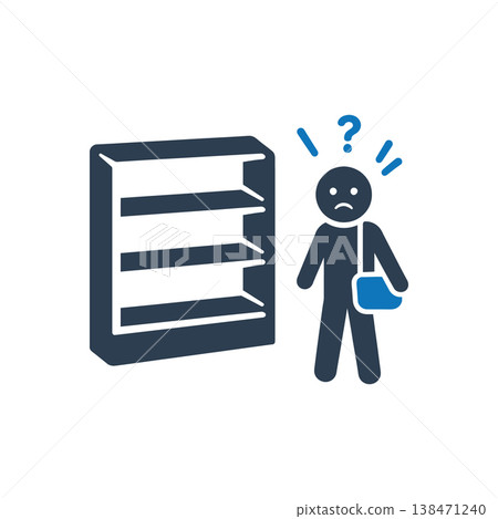 Product Unavailability Confusion icon Product Unavailability Confusion icon 138471240