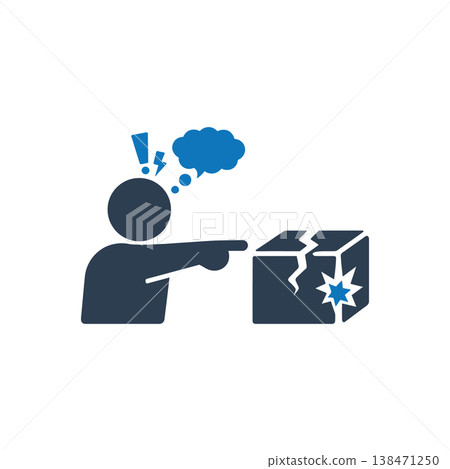 Damaged Package Complaint icon Damaged Package Complaint icon 138471250