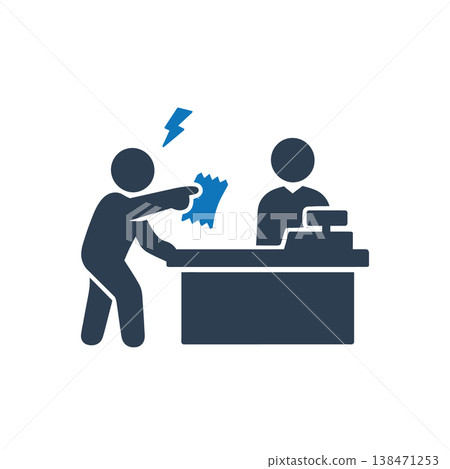 Counter Service Dispute icon Counter Service Dispute icon 138471253