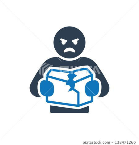 Damaged Parcel Complaint icon Damaged Parcel Complaint icon 138471260