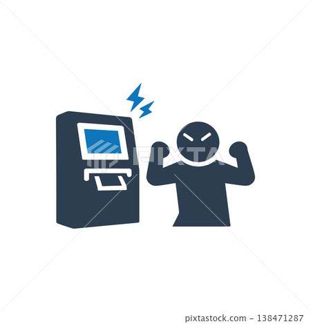 ATM Service Failure icon ATM Service Failure icon 138471287