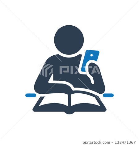 Interrupted Learning Study Icon Interrupted Learning Study Icon 138471367
