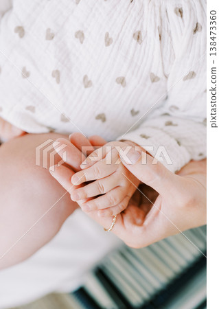 Warmth And Trust Conveyed Through Gentle Finger Hold Close Up Warmth And Trust Conveyed Through Gentle Finger Hold Close Up 138473360