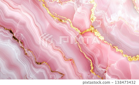 Elegant marble texture background in pink and gold Elegant marble texture background in pink and gold 138473432
