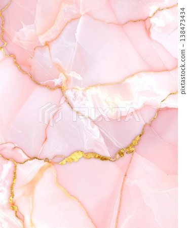 Elegant marble texture background in pink and gold Elegant marble texture background in pink and gold 138473434