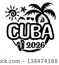 Cuba 2026 with Vacation and Trip Elements - Palm Tree Sunglasses Dolphin 138474188
