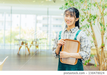 咖啡館，女性，兼職工作 138478024