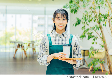 Cafe, Female, Part-time Job Cafe, Female, Part-time Job 138478028