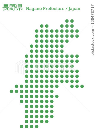 Vector illustration map material for Japan: Nagano Prefecture map Vector illustration map material for Japan: Nagano Prefecture map 138478717