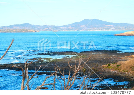Noshima and Ukushima islands as seen from Ojika Island in the Goto Islands, Sasebo City, Nagasaki Prefecture. 138478777