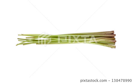 A spring delicacy: butterbur [white background, cutout] 138478990