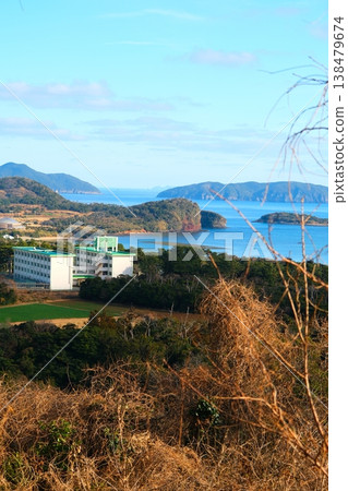長崎縣五島列島小千賀島上的半岳公園 長崎縣五島列島小千賀島上的半岳公園 138479674