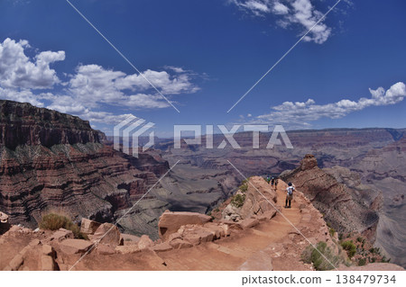 View of Cedar Ridge from OohAah Point on the South Kaiba Trail in the Grand Canyon 138479734