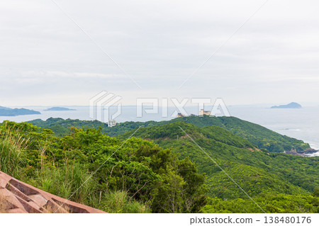 View from Toba Observatory, surrounded by fresh greenery. 138480176