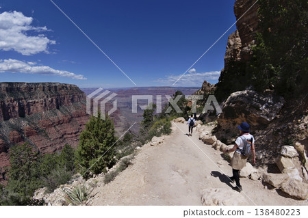 Near the entrance to the South Kaiba Trail in the Grand Canyon Near the entrance to the South Kaiba Trail in the Grand Canyon 138480223