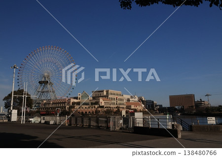 Scenery of Minatomirai district, Yokohama city, Kanagawa prefecture Scenery of Minatomirai district, Yokohama city, Kanagawa prefecture 138480766