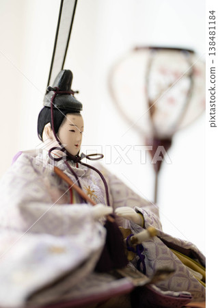 女兒節上的天皇人偶（男性人偶）/ 日本傳統女兒節（Hina Matsuri）活動 138481184