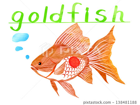 Looking at these cute goldfish is so soothing. What adorable paper-cutting and collage illustrations! Looking at these cute goldfish is so soothing. What adorable paper-cutting and collage illustrations! 138481188