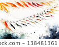Shrimp Stream  with Flowing Motion 138481361