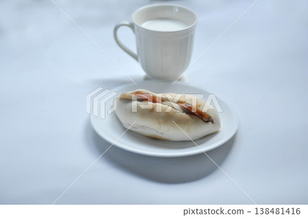 bun or grilled bun, baked bun with sausage stuffed or banh mi or Vietnamese bun and milk bun or grilled bun, baked bun with sausage stuffed or banh mi or Vietnamese bun and milk 138481416