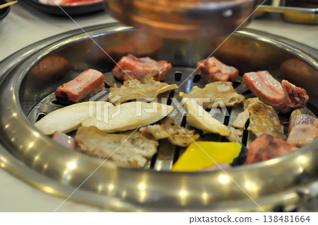grilled pork , grilled pork in the oven grilled pork , grilled pork in the oven 138481664