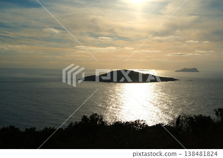 Sunset from Madarajima Park on Ojika Island, Goto Islands, Nagasaki Prefecture Sunset from Madarajima Park on Ojika Island, Goto Islands, Nagasaki Prefecture 138481824