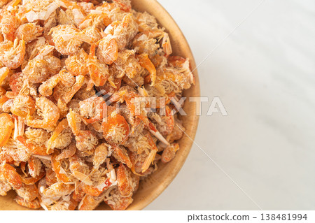 dried shrimps or dried salted prawn dried shrimps or dried salted prawn 138481994