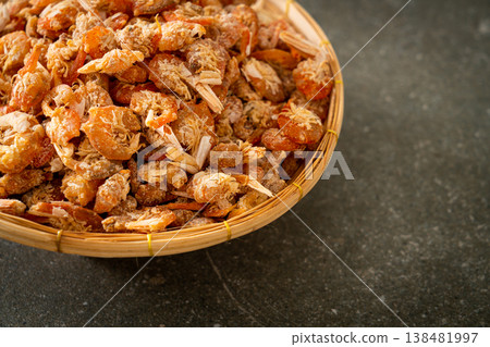 dried shrimps or dried salted prawn dried shrimps or dried salted prawn 138481997