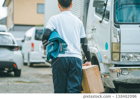 Event venue setup - Truck driver Event venue setup - Truck driver 138482096