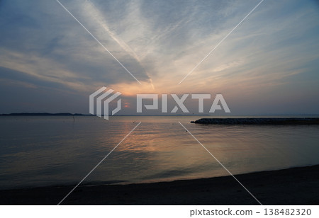 Lake Kasumigaura is vast, like the sea. Lake Kasumigaura is vast, like the sea. 138482320