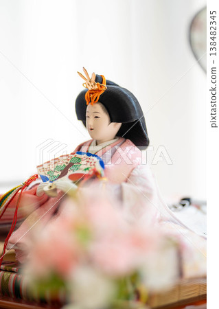 Hina dolls (female dolls) / Traditional Japanese event of Hinamatsuri (Girls' Day) 138482345