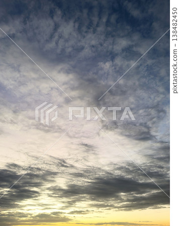 Clouds gather in the sky during the late afternoon hours of the day 138482450