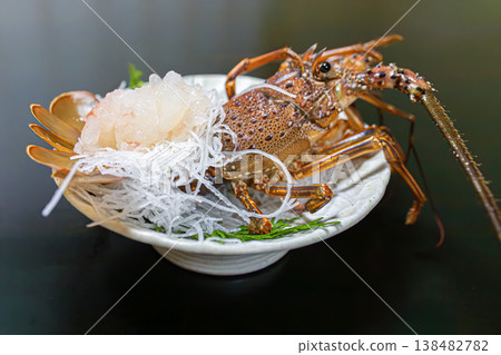 The finest live spiny lobster sashimi The finest live spiny lobster sashimi 138482782