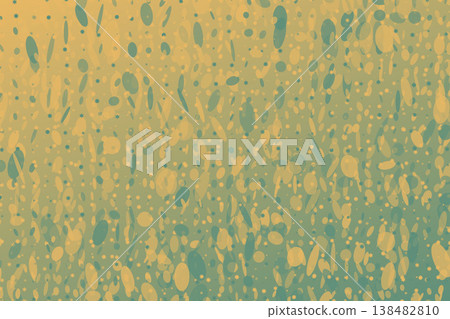 Warm Orange Muted Teal Lush Green Seamless Tropical Pattern Warm Orange Muted Teal Lush Green Seamless Tropical Pattern 138482810