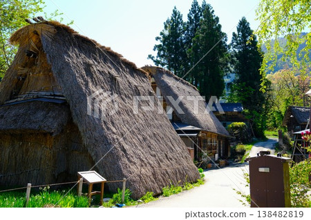 Scenery of Gassho-zukuri village Scenery of Gassho-zukuri village 138482819