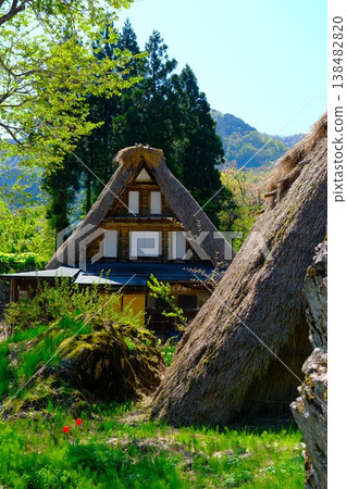 合掌造村的風景 合掌造村的風景 138482820