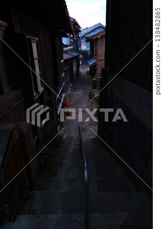 Traditional houses and historical and folk museum on Ojika Island in the Goto Islands, Nagasaki Prefecture 138482865