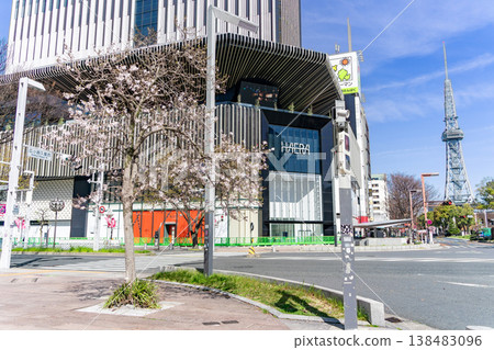 Nagoya City, Sakae, Hirokoji Hisaya-Nishi Intersection, The Landmark Nagoya Sakae, Chubu Electric Power MIRAI TOWER 138483096