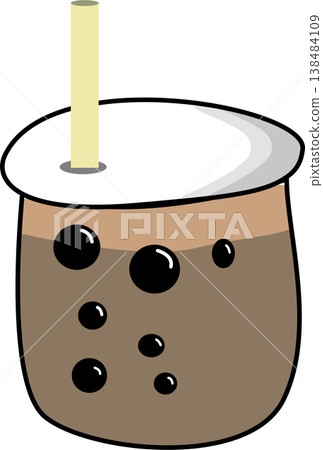 Illustration of Boba Tea Drink cartoon Illustration of Boba Tea Drink cartoon 138484109