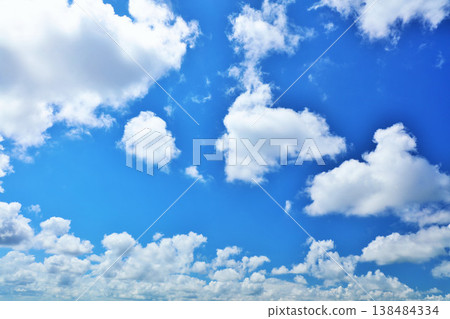  Blue sky and clouds 138484334