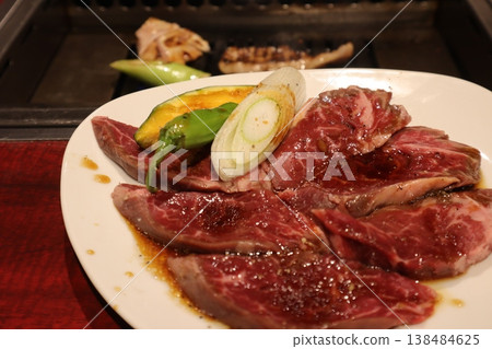 Grilling meat 138484625