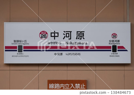 中川原站站名牌 中川原站站名牌 138484673