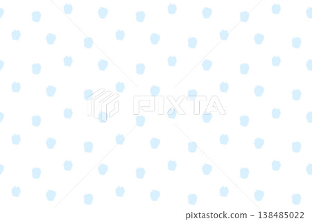 Hand-drawn style polka dot seamless pattern - pale blue Hand-drawn style polka dot seamless pattern - pale blue 138485022