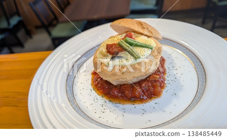 Stylish bread gratin Stylish bread gratin 138485449