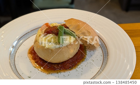 Stylish bread gratin Stylish bread gratin 138485450