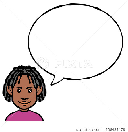 Speech bubble: Person, woman, foreigner, nationality Speech bubble: Person, woman, foreigner, nationality 138485478