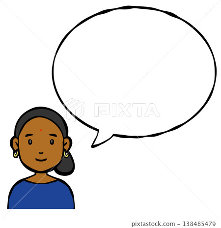 Speech bubble: Person, woman, foreigner, nationality Speech bubble: Person, woman, foreigner, nationality 138485479